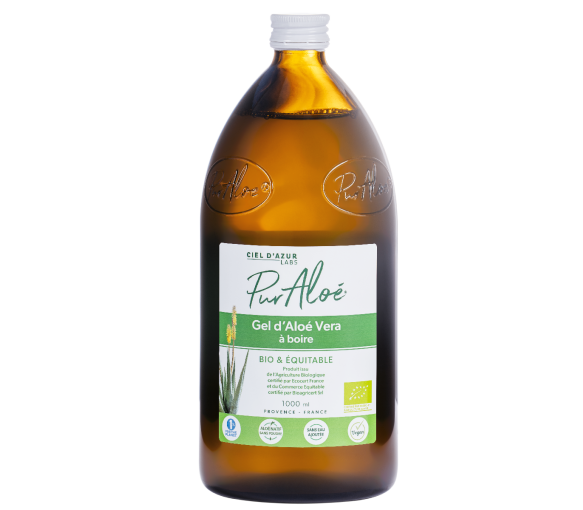 Gel d'Aloe Vera à boire Bio Pur Aloé - bouteille de 1000 ml - image 1
