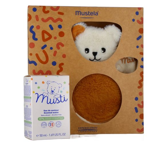Mustela coffret Musti eau de soin parfumé + doudou – 2 produits