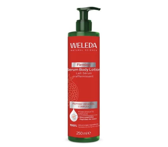 Lait-sérum raffermissant corps Weleda - flacon-pompe de 250ml