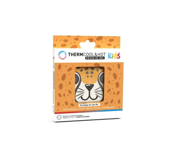 Therm cool & hot poche de gel kids léopard Bausch&Lomb - une poche de 136mm
