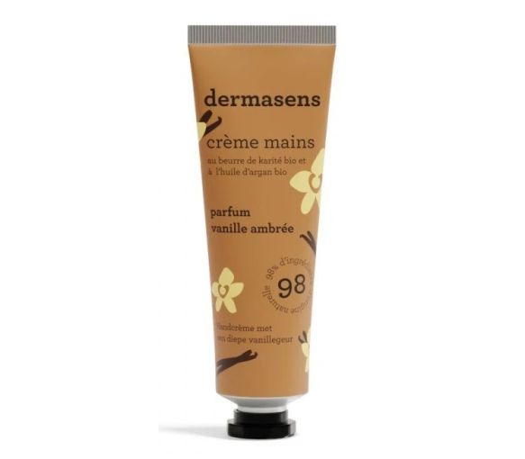 Dermasens crème mains parfum vanille ambrée Marque Verte - tube de 30ml