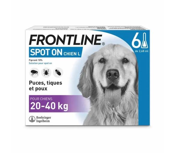 Spot On chien 20-40 kg Frontline - image 5