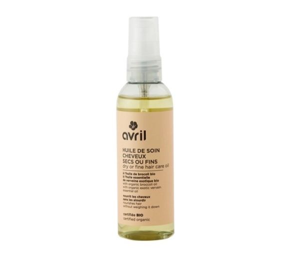 Huile de soin cheveux secs ou fins bio Avril - spray de 100ml
