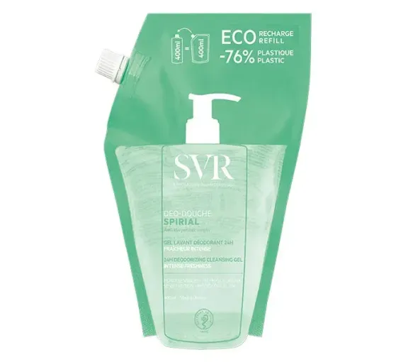 Deo-douche spirial SVR - eco-recharge de 400ml