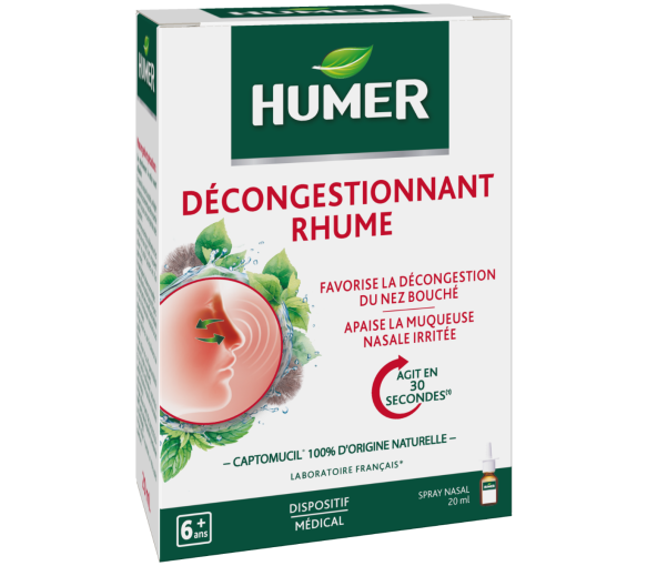 Décongestionnant rhume Humer - spray nasal de 20 ml - image 1