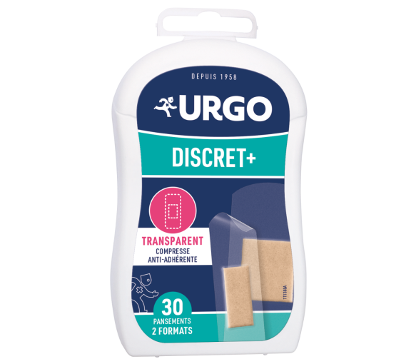 Pansements discret+ transparents Urgo - boîte de 30 pansements - image 1