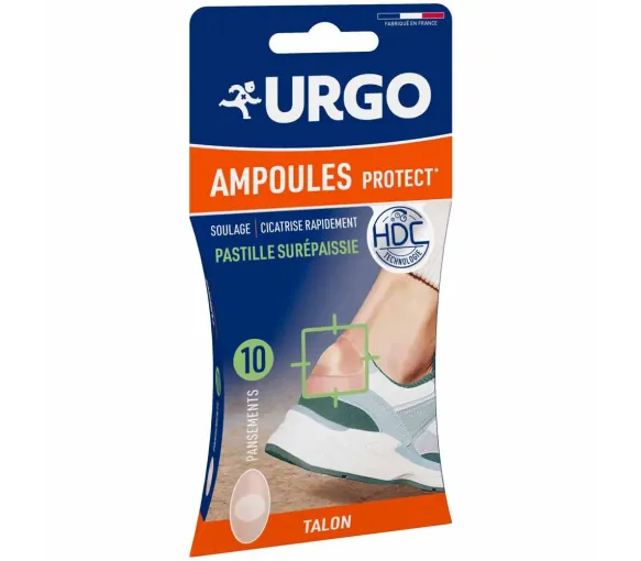 Pansements ampoules Protect Urgo - boîte de 10 pansements