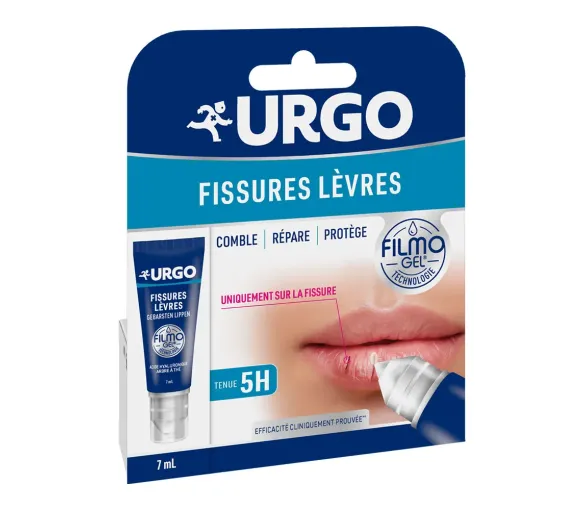 Filmogel fissures lèvres Urgo - tube de 7ml