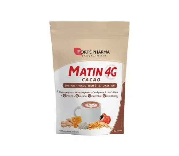 Matin 4G Cacao Forté Pharma - sachet de 150g (30 tasses)