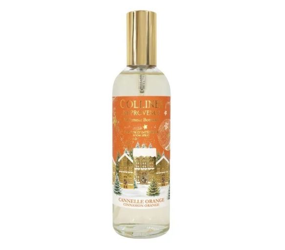 Parfum d'intérieur Cannelle-orange Collines de Provence - spray de 100ml