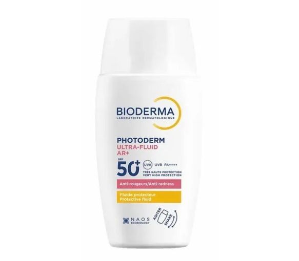Photoderm ultra-fluid AR+ crème anti-rougeurs SPF50+ Bioderma - flacon de 40ml - image 1