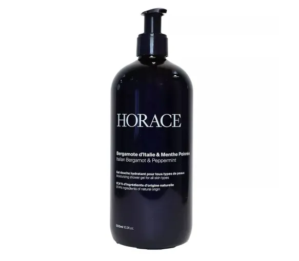 Gel douche bergamote d'Italie & menthe poivrée Horace - flacon-pompe de 500ml - image 1