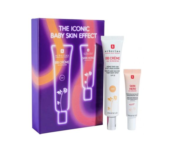 Coffret The Iconic Baby Skin Effect teinte Doré Erborian - coffret de 2 produits