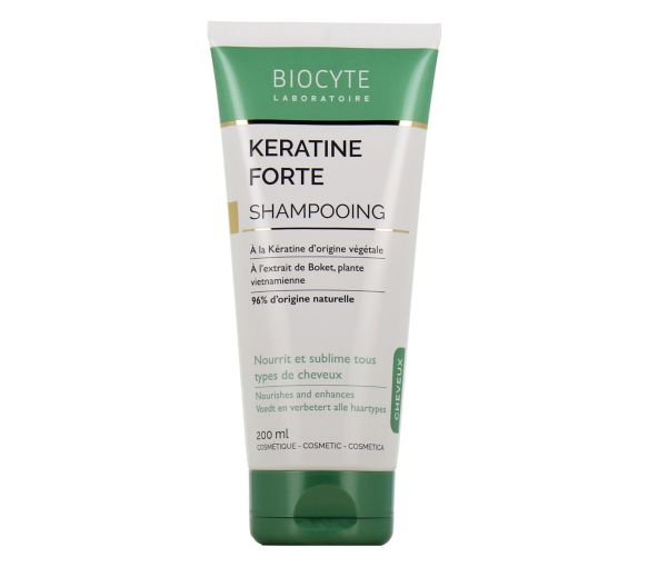 Kératine Forte shampooing Biocyte – tube 200 ml