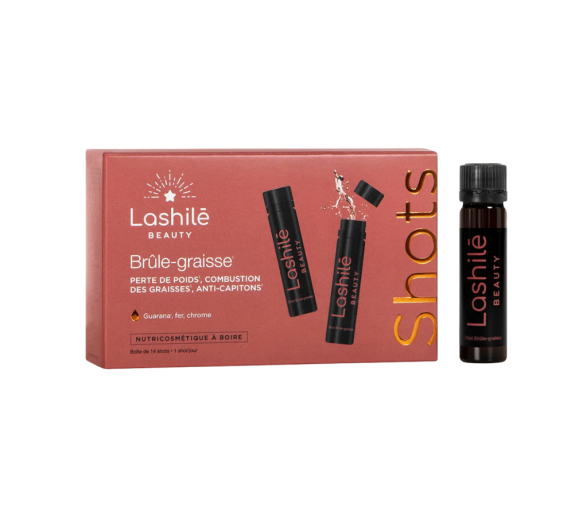 Brûle-graisse triple action Lashilé Beauty - boite de 14 shots