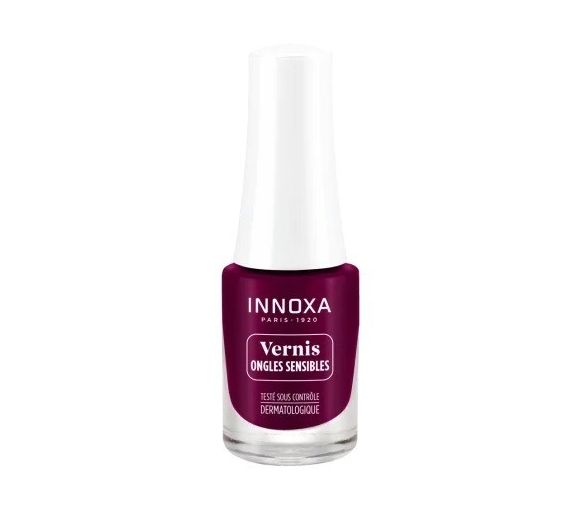 Vernis à ongles sensibles Pourpre Innoxa - flacon de 5ml