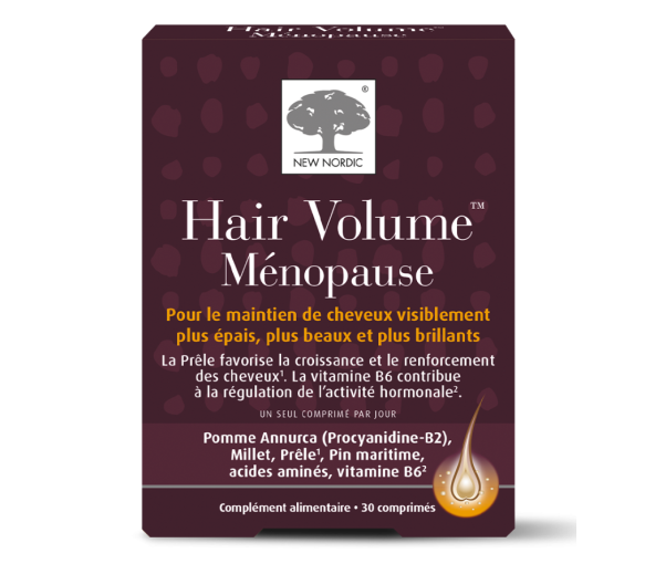 Hair volume ménopause New Nordic - boite de 30 comprimés - image 1