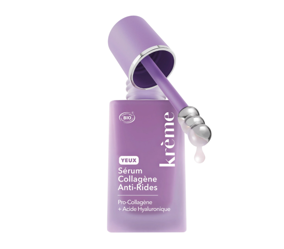Sérum Collagène anti-rides yeux bio Krème - flacon de 15ml - image 1