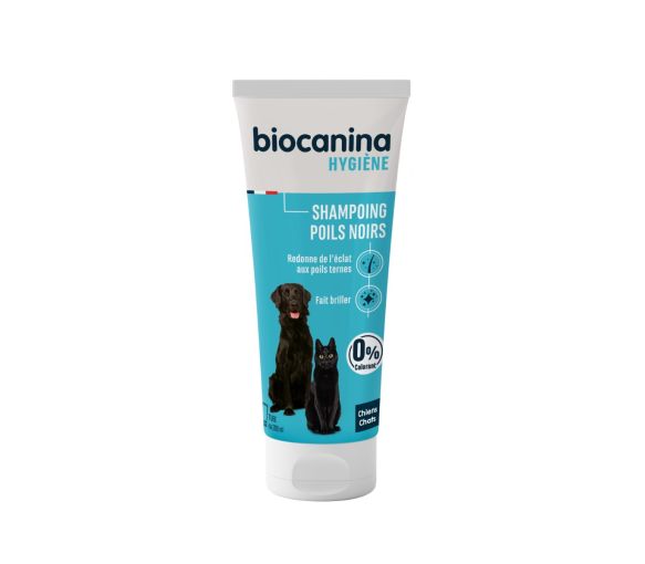 Shampoing poils noirs chien et chat Biocanina - tube de 200 ml - image 1