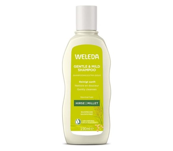 Shampooing usage fréquent Weleda – au millet, tube 190 ml