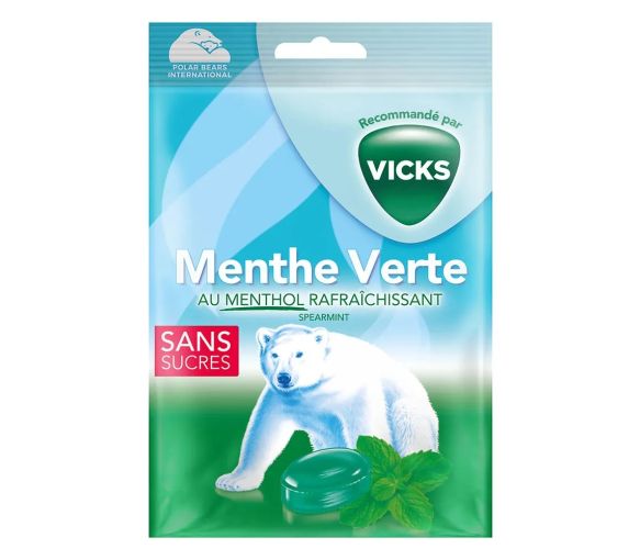 Bonbons menthe verte menthol rafraîchissant Vicks - image 3