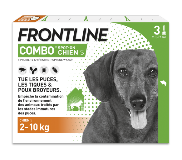 Spot-on Combo chien 2-10 kg Frontline - image 1