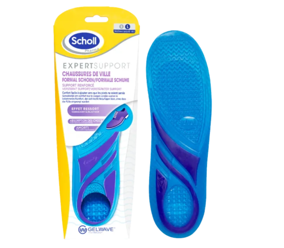 Expert support semelles chaussures de ville taille L Scholl - 1 paire de semelles