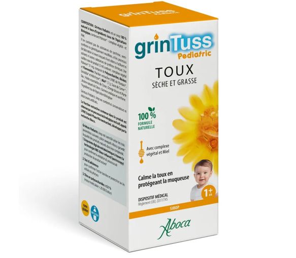 Grintuss pediatric toux sèche et grasse Aboca - image 2