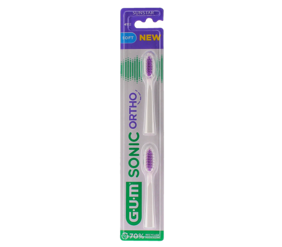 Brossettes de rechange sonic ortho Gum - 2 brossettes