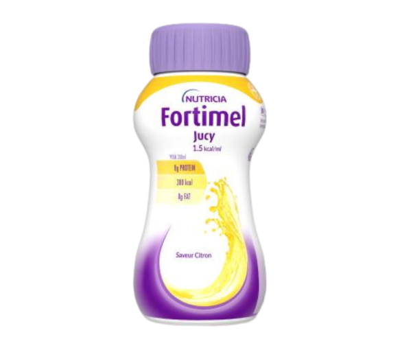 Fortimel jucy 1.5kcal saveur citron Nutricia - 4 bouteilles de 200ml