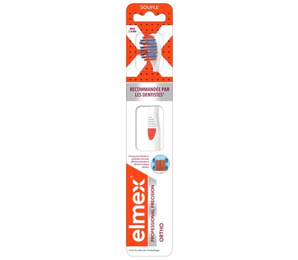 Brosse à dents Ortho souple Elmex - 1 brosse à dents