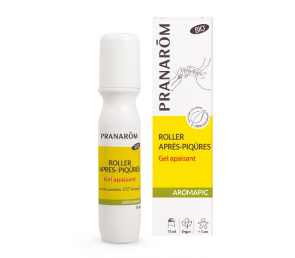 Roller gel apaisant piqûres bio Aromapic Pranarôm - image 1