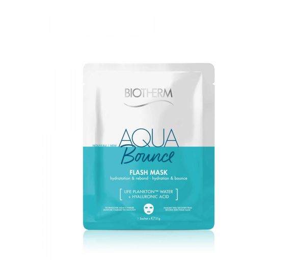 Aqua bounce Masque tissu rebond et hydratation Biotherm - sachet de 1 masque