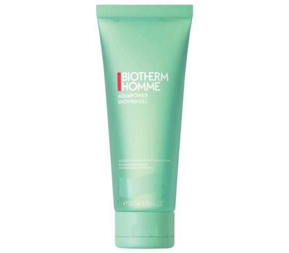 Aquapower Gel douche cheveux & corps Homme Biotherm - tube de 200 ml