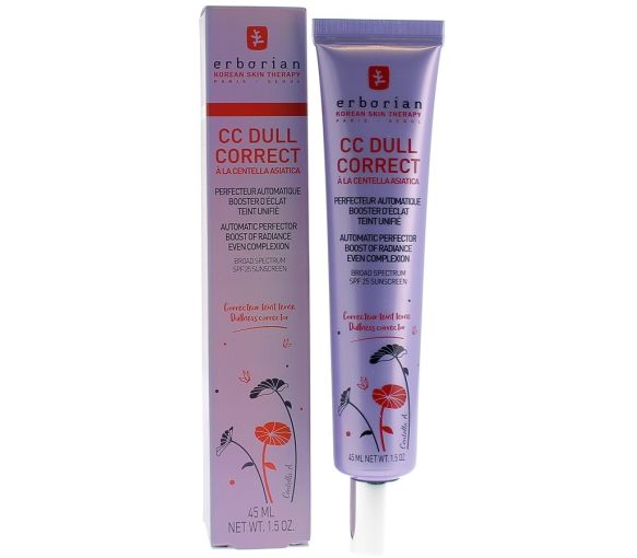 CC dull correct à la Centella Asiatica Erborian - tube de 45 ml