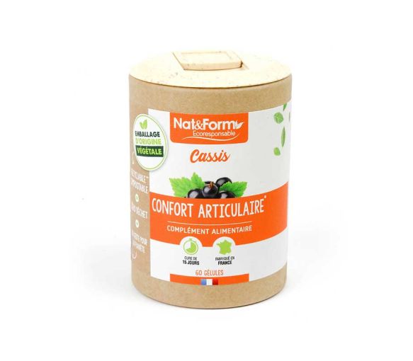 Cassis Bio Ecoresponsable Nat&Form - boite de 90 gélules. - image 1