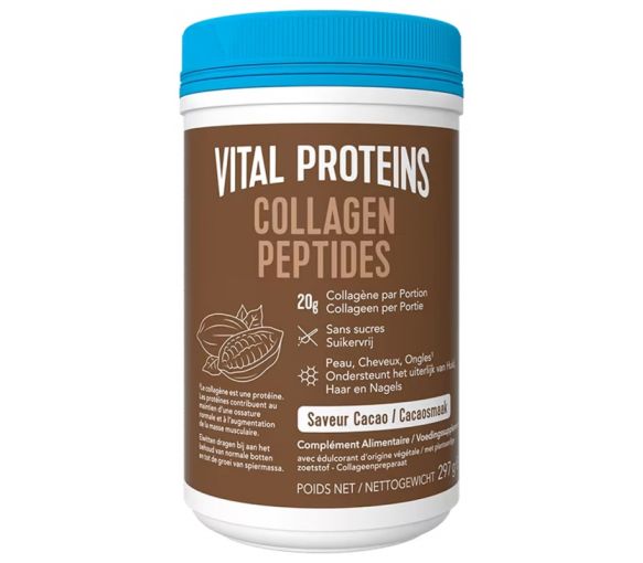 Collagen Peptides cacao Vital Proteins - pot de 297 g
