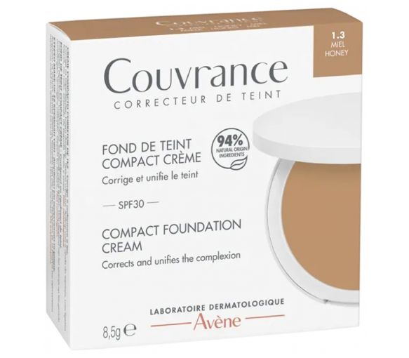 Couvrance fond de teint compact crème Avène - poudrier de 8,5g