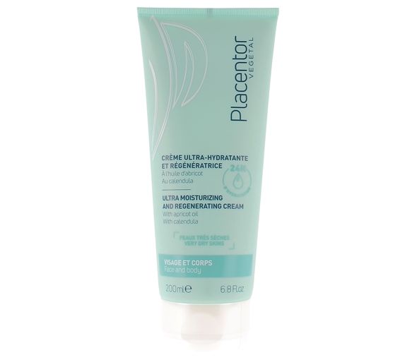 Crème ultra-hydratante et régénératrice Placentor - flacon de 200 ml