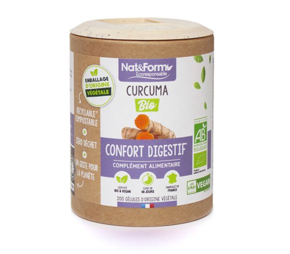Curcuma confort digestif bio Nat&Form - image 5