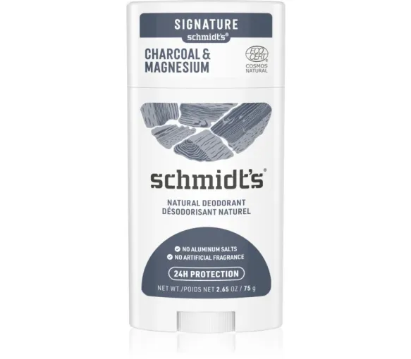 Déodorant naturel charbon magnésium Schmidt's - stick de 75 g