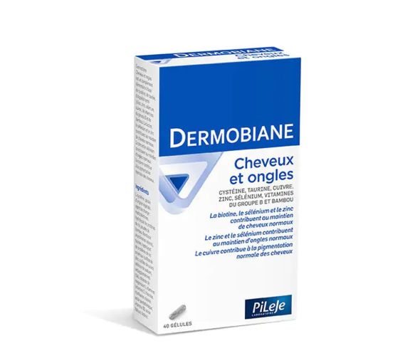 Dermobiane cheveux et ongles Pileje - boîte de 40 gélules