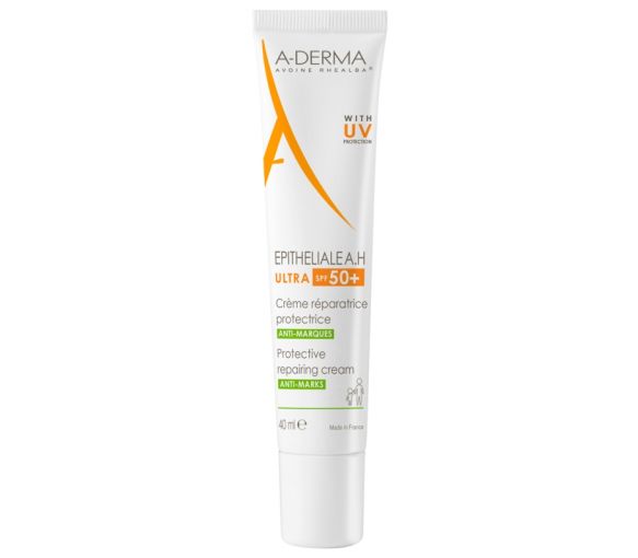 Epitheliale A.H Ultra Crème réparatrice protectrice SPF50+ A-derma - tube de 40 ml - image 1