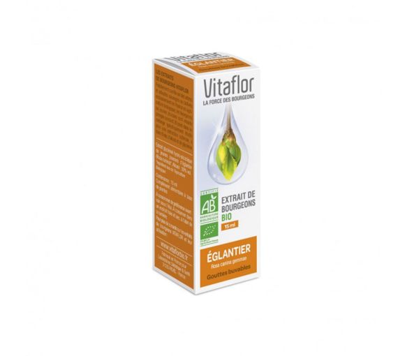Extrait de bourgeons BIO Eglantier Vitaflor - flacon de 15 ml