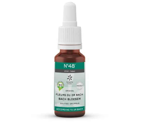 Fleurs de Bach N°48 Stop tabac bio Lemon Pharma - flacon de 20ml