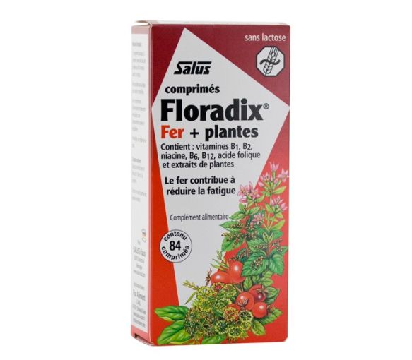 Floradix fer + plantes Salus - 84 comprimés