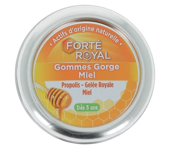 Forté Royal Gommes Gorge Miel Forté Pharma - boîte de 45 g