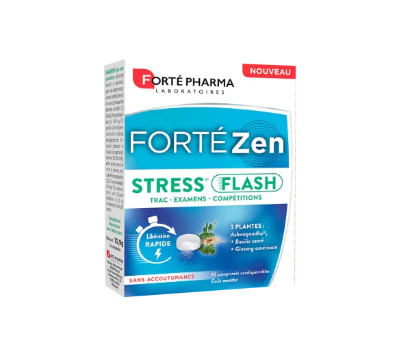 Forté Zen stress flash Forte Pharma - boite de 10 comprimés orodispersibles - image 1