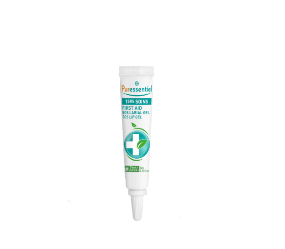 SOS Labial Gel réparateur aux 10 huiles essentielles Puressentiel - tube de 5ml