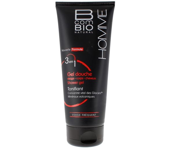 Gel douche 3 en 1 Homme BcomBIO - tube de 200ml